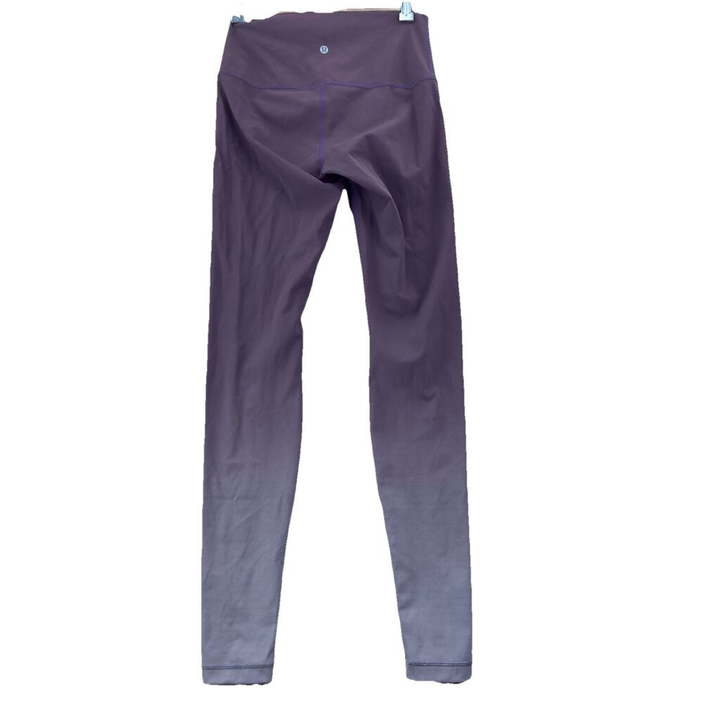 lululemon Wunder Under Women's High Rise Leggings Purple Ombre Boysenberry 8